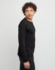 Hanes Essentials Men's Cotton Long Sleeve T-Shirt, 2-Pack