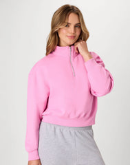 Hanes EcoSmart Women’s Fleece Quarter-Zip Pullover