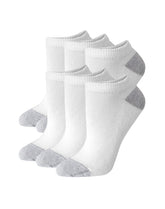 Hanes Women's No-Show Socks, Moisture-Wicking, Extended Sizes 8-12, 6-Pairs