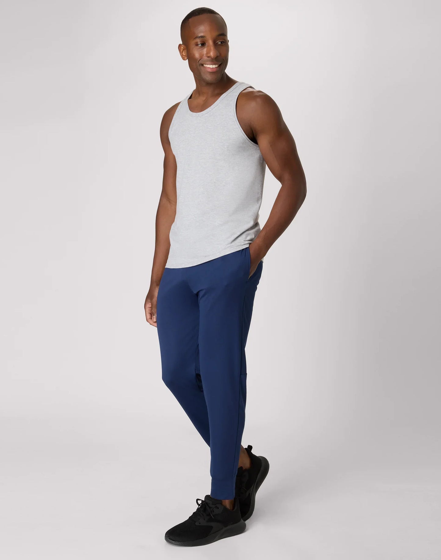Hanes Cool DRI Men’s Joggers, 3-Pack, Moisture Wicking, 29"