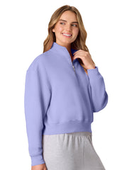 Hanes EcoSmart Women’s Fleece Quarter-Zip Pullover