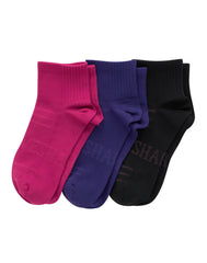 Hanes Moves Women’s Seamless Stretch Ankle Socks, 3 Pairs