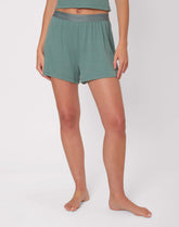 Hanes Originals Women’s SuperSoft Comfywear Rib Sleep Shorts