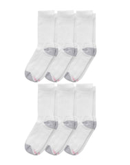 Hanes Women's Crew Socks, Moisture-Wicking, 6-Pairs