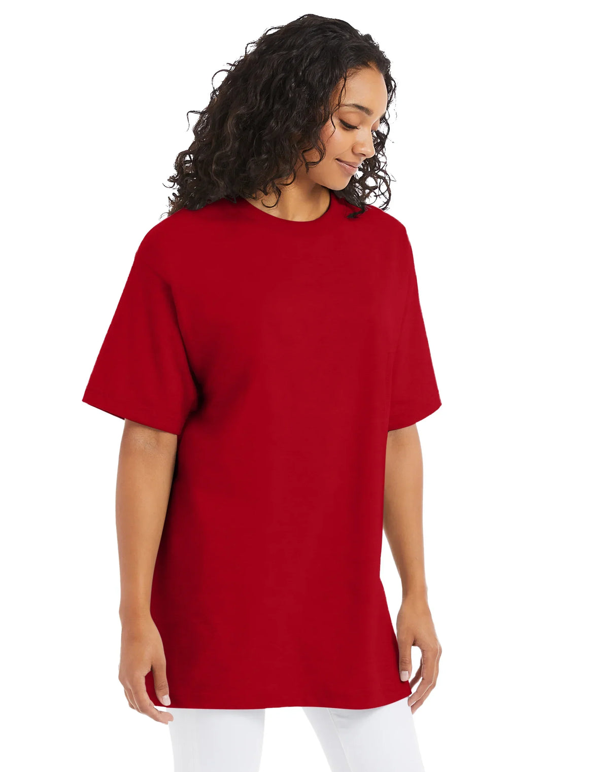 Hanes Beefy-T Men's Heavyweight Cotton T-Shirt (Big & Tall Sizes)