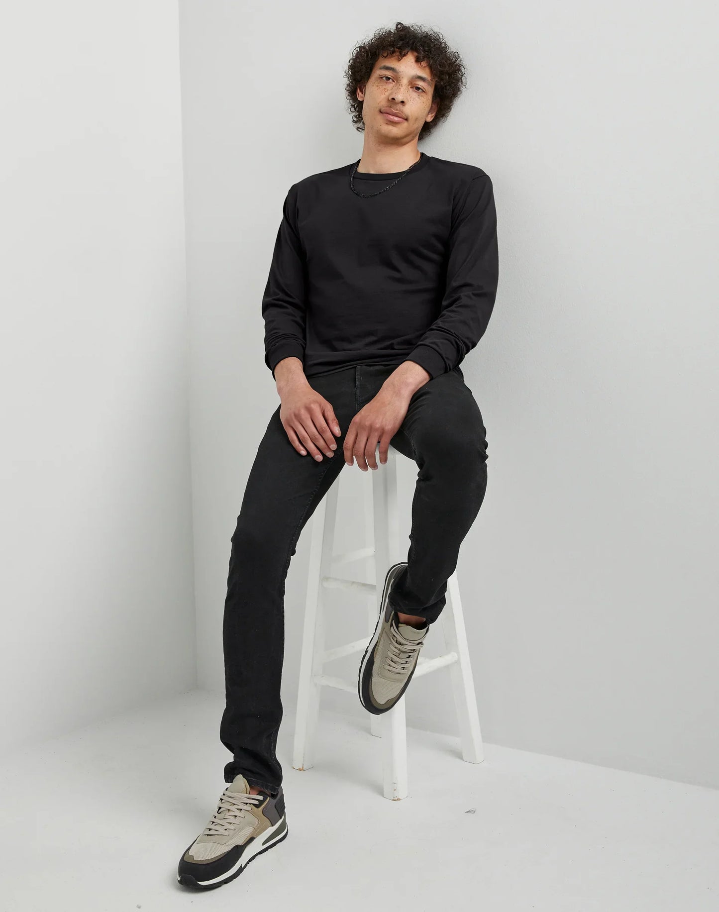 Hanes Essentials Men's Cotton Long Sleeve T-Shirt, 2-Pack