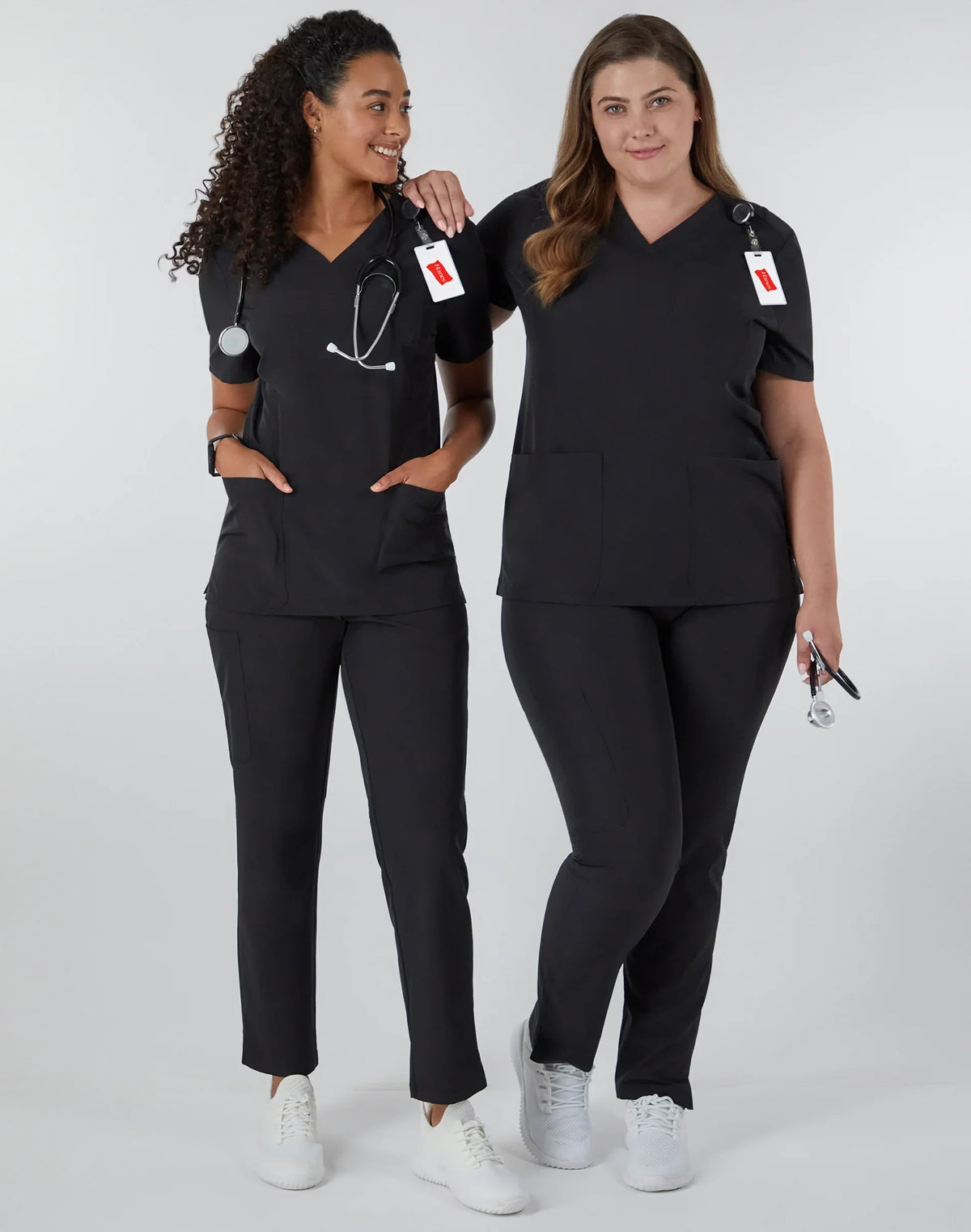 Hanes Comfort Fit Scrubs Women's Scrub Bomber Jacket