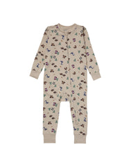 Hanes Pure Comfort Baby Long Sleeve Footless Sleep N' Play, Organic Cotton, Boys & Girls