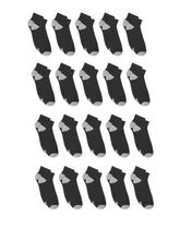 Hanes Men’s Cushioned Ankle Socks Pack, 20 Pairs, Moisture Wicking