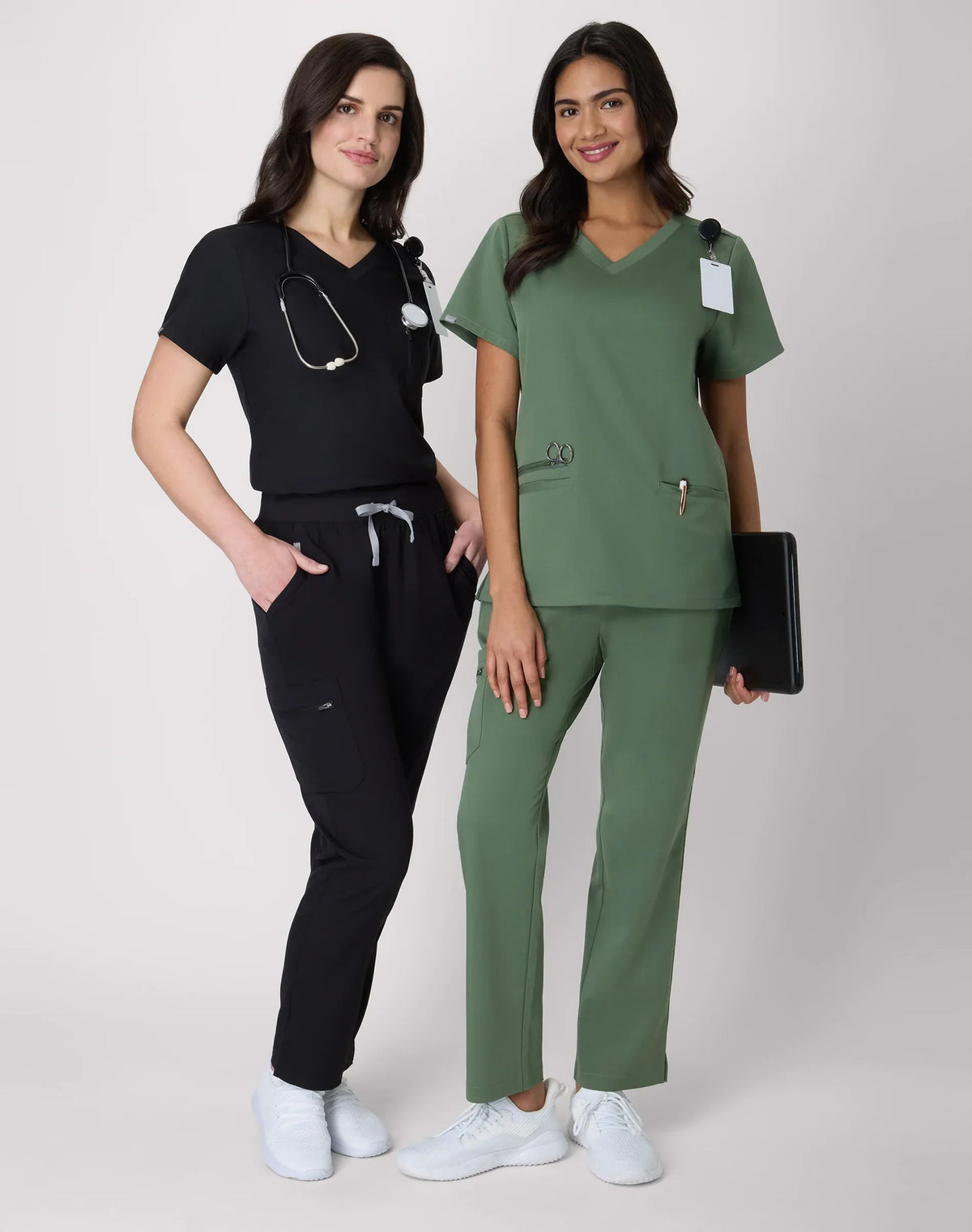 Hanes Premium Scrubs Women's 1-Pocket Scrub Top