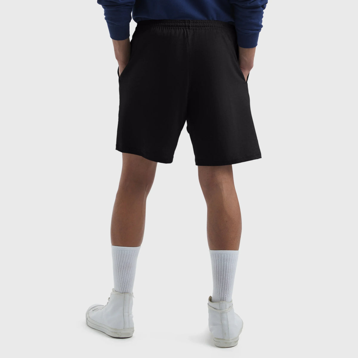 Hanes Essentials Men's Cotton Shorts With Pockets, 7.5"
