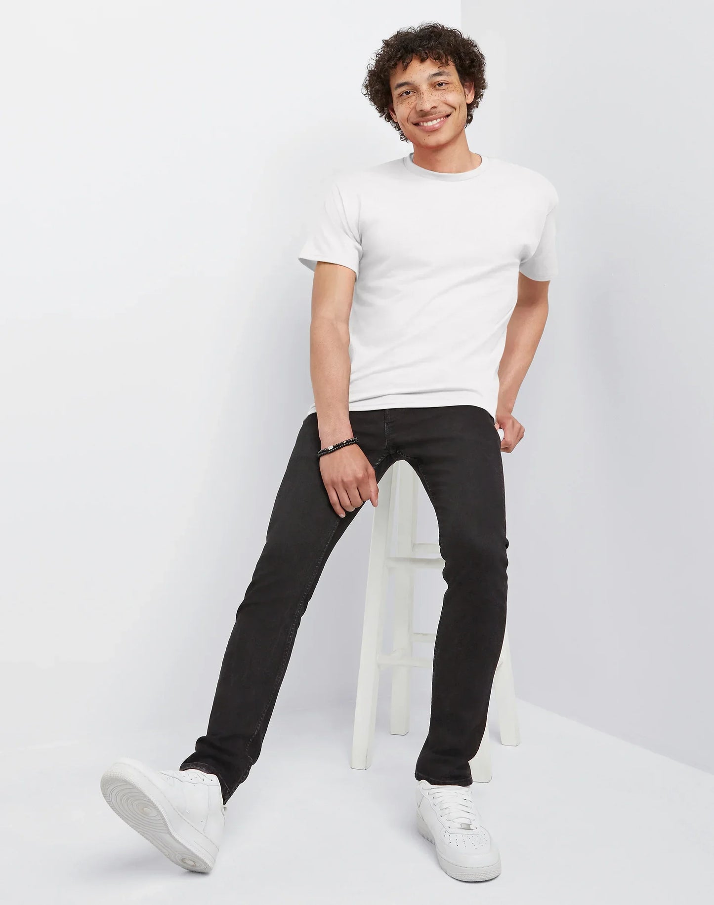 Hanes Essentials Men's Cotton T-Shirt, Value 4-Pack