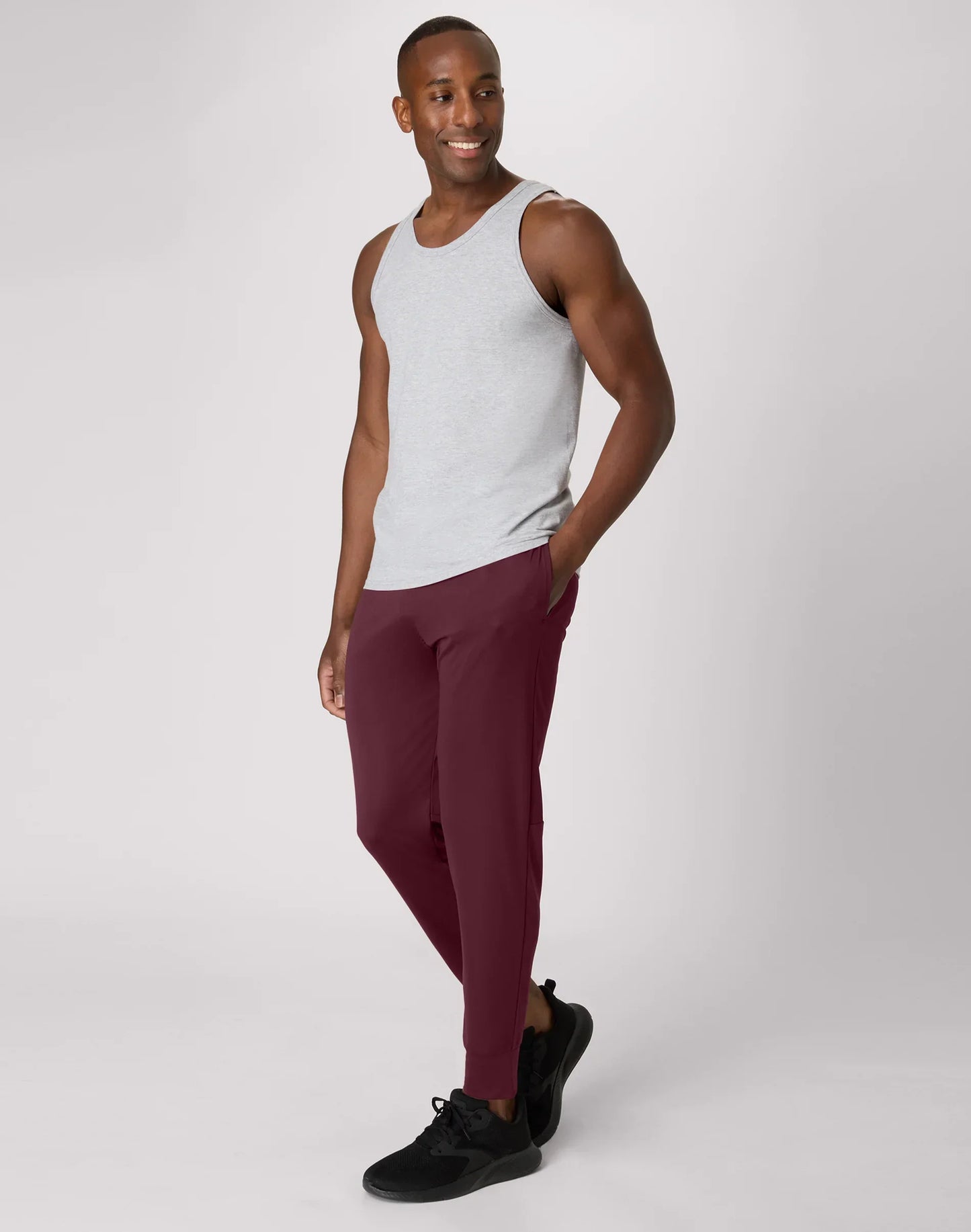 Hanes Cool DRI Men’s Joggers, 3-Pack, Moisture Wicking, 29"