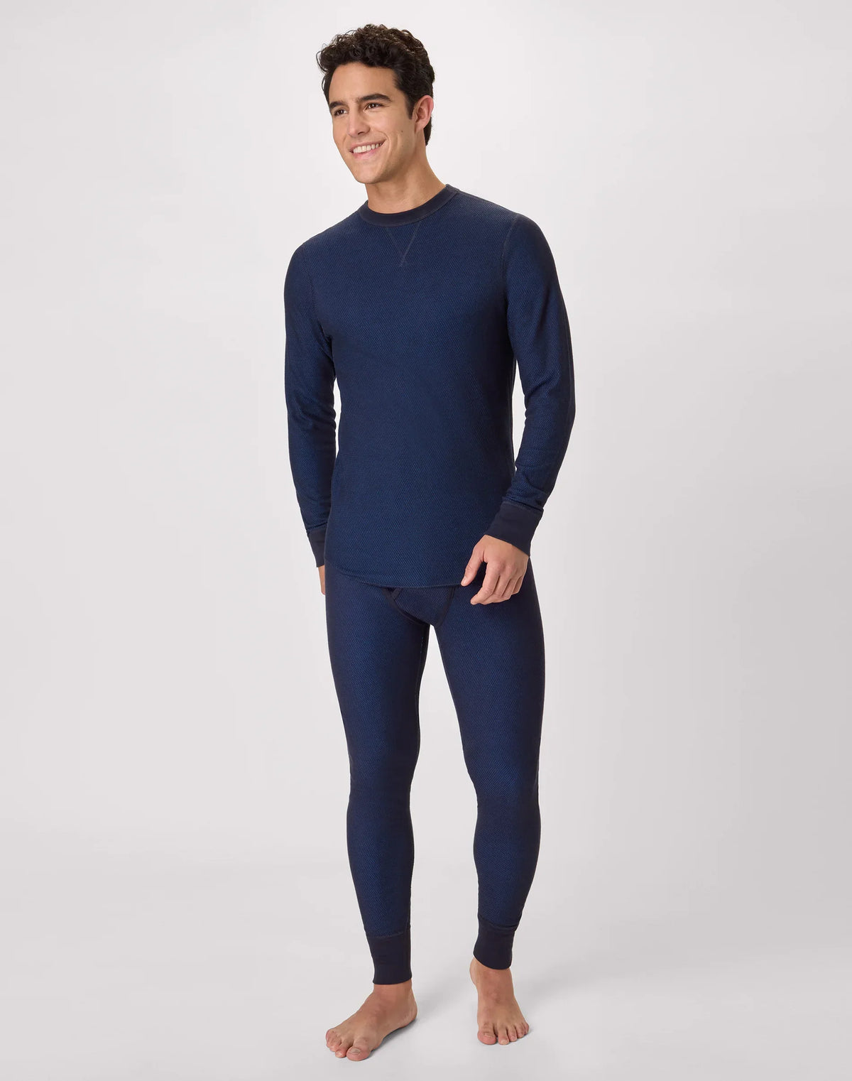 Hanes Men's Long-Sleeve Thermal Shirt, Reversible, Crewneck
