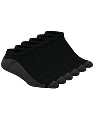 Hanes Double Tough Men's Low Cut Socks, Max Cushion, Shoe Sizes 6-12, 6-Pairs