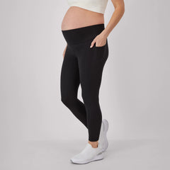 Hanes Maternity Women's Stretch & Recover 7/8 Leggings, 25" Inseam