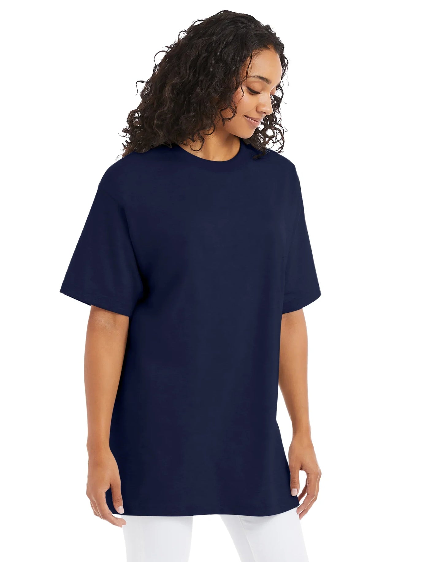 Hanes Beefy-T Men's Heavyweight Cotton T-Shirt (Big & Tall Sizes)