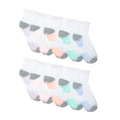 Hanes Moves X-Temp Women’s Ankle Socks, 10-Pairs, Shoe Sizes 5-9