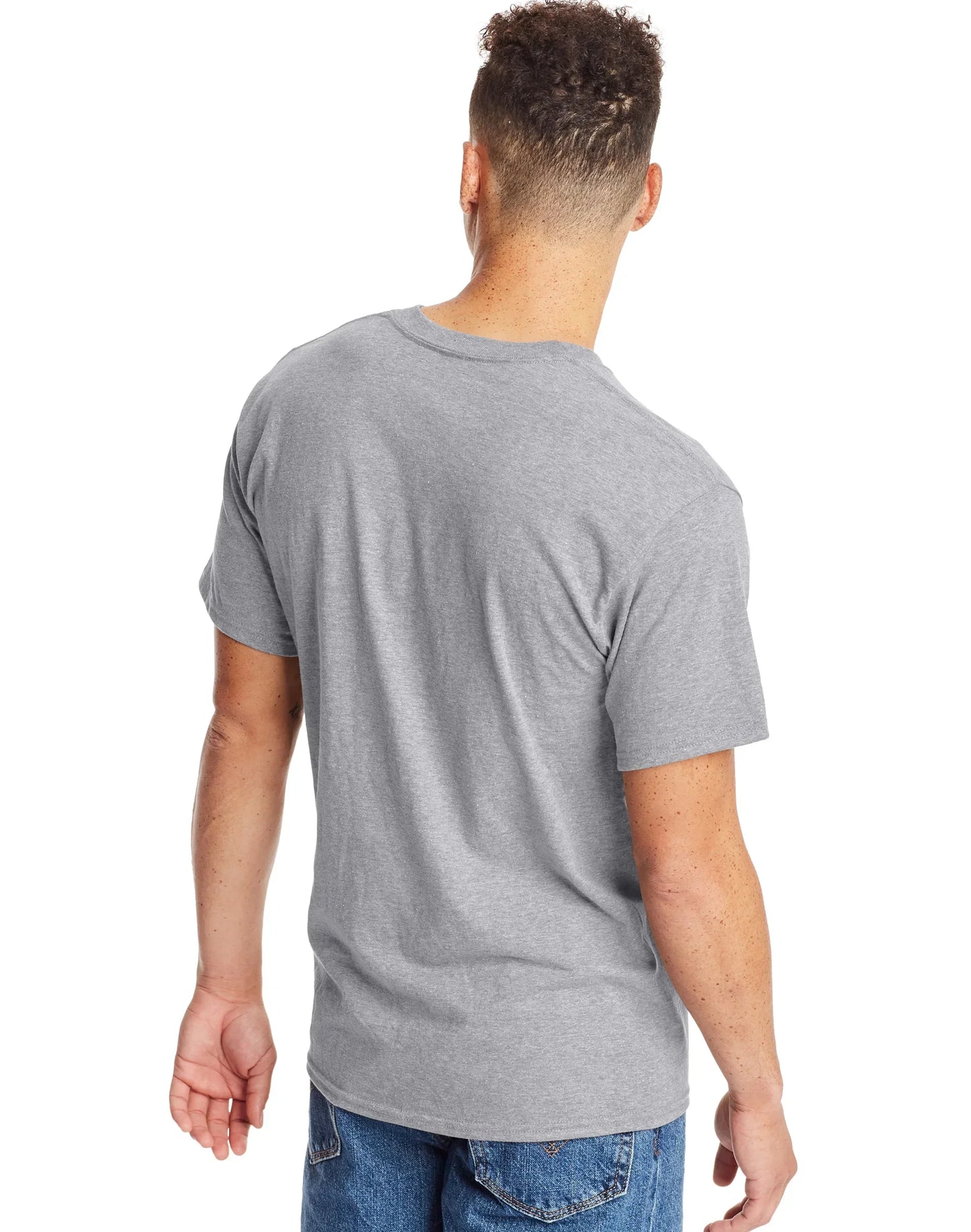 Hanes Beefy-T Men's Heavyweight Cotton T-Shirt, Value 2-Pack (Big & Tall Sizes)