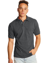 Hanes EcoSmart Men's Pocket Polo Shirt, 2-Pack