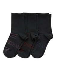 Hanes Moves Women’s Seamless Stretch Mid Crew Socks, 3 Pairs