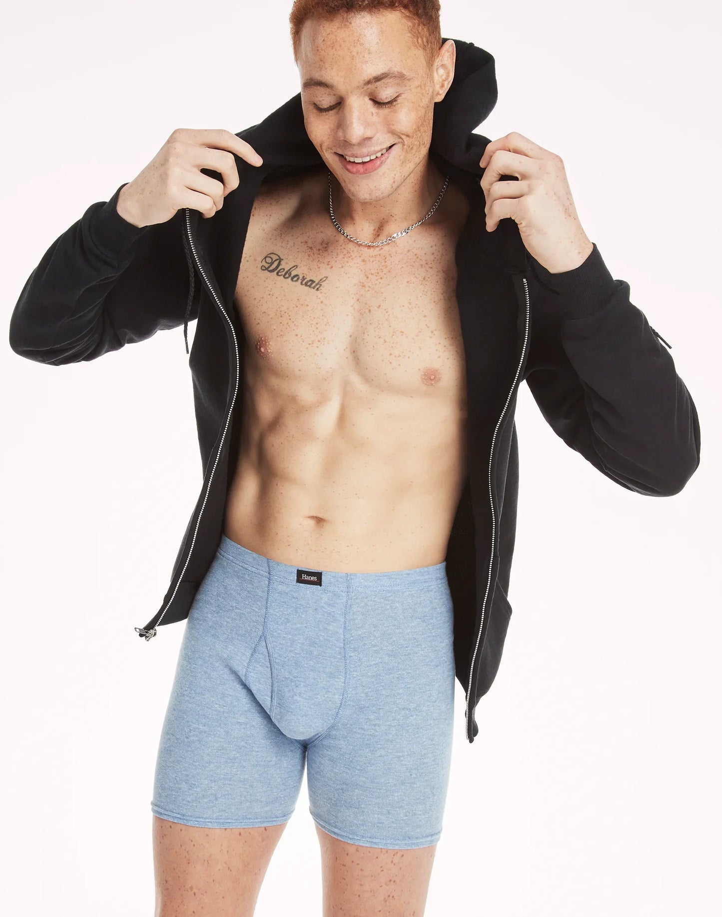 Hanes Ultimate Men's Boxer Brief Underwear, ComfortSoft Waistband, 5-Pack