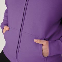 Hanes EcoSmart Women's Full-Zip Fleece Hoodie
