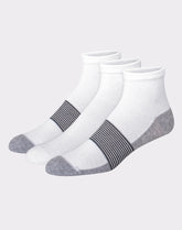 Hanes Cool DRI Men's Ankle Socks with Ventilation, 3-Pairs