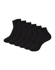 Hanes Originals Women’s SuperSoft Ankle Socks, 6-Pairs
