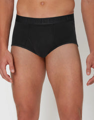 Hanes Men's Underwear Briefs Pack, 7-Pack, Sexy Men's Underwear, Moisture Wicking, Black