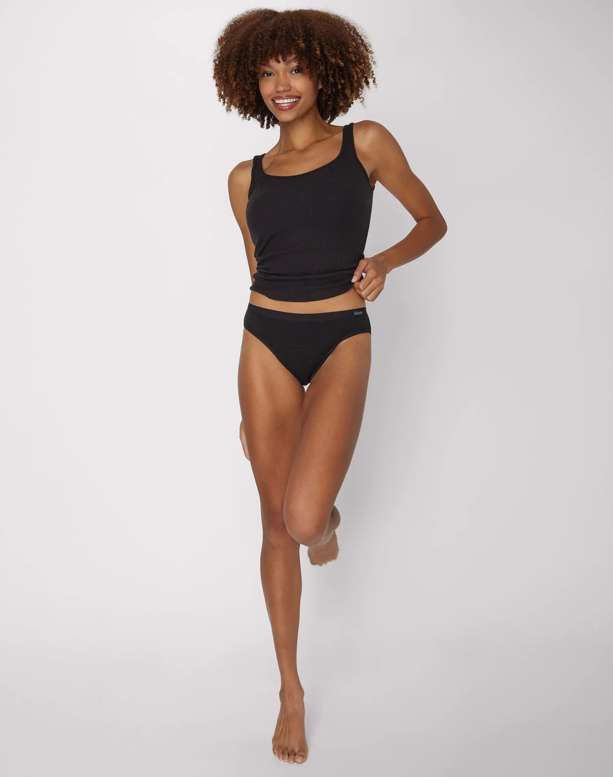 Hanes Comfort, Period. Bikini Period Underwear, Super Leaks, 3-Pack