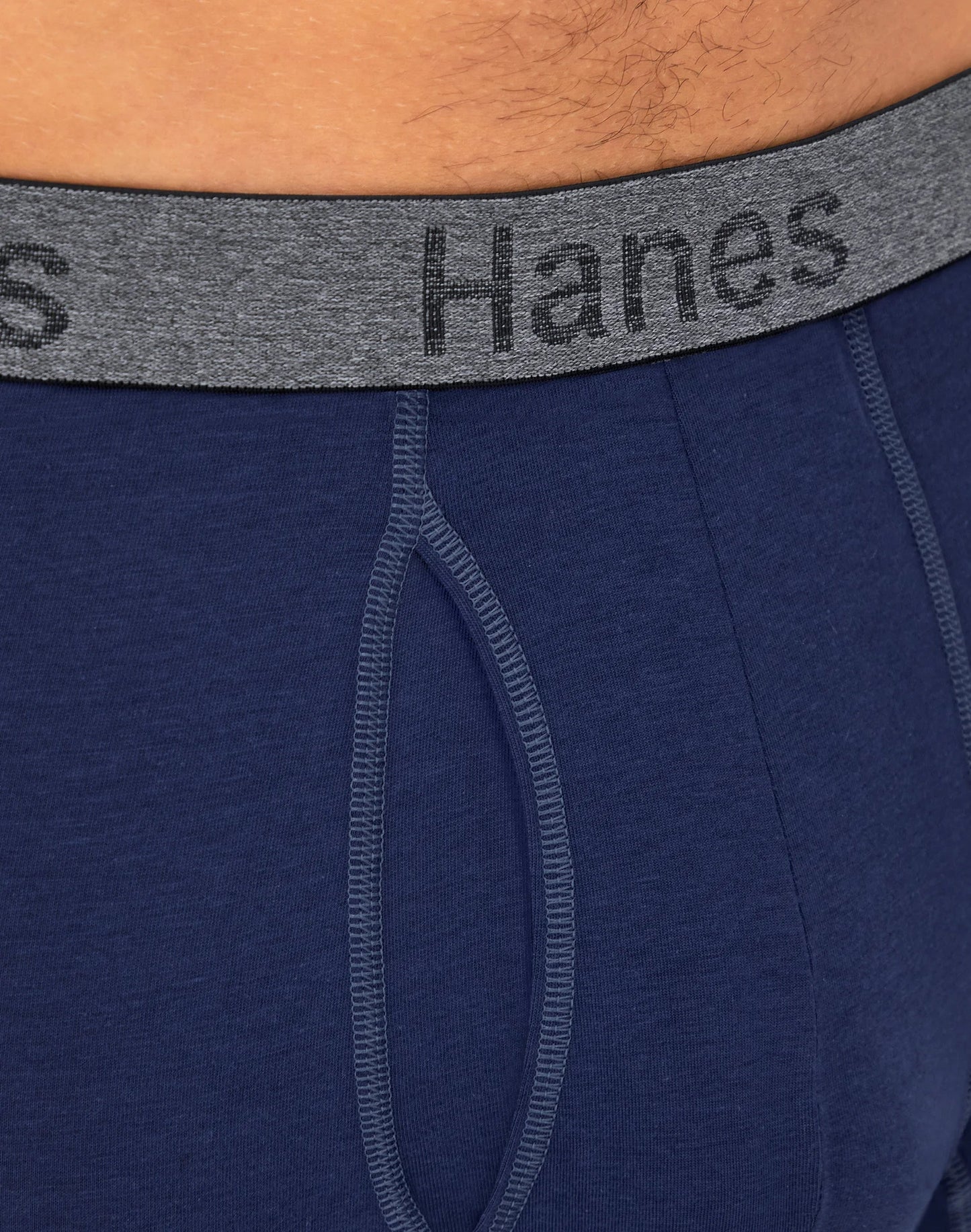Hanes Comfort Flex Fit Men's Long Leg Boxer Brief Underwear, Moisture-Wicking, 3-Pack