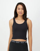 Hanes Originals Comfywear Women's Rib Crop Tank