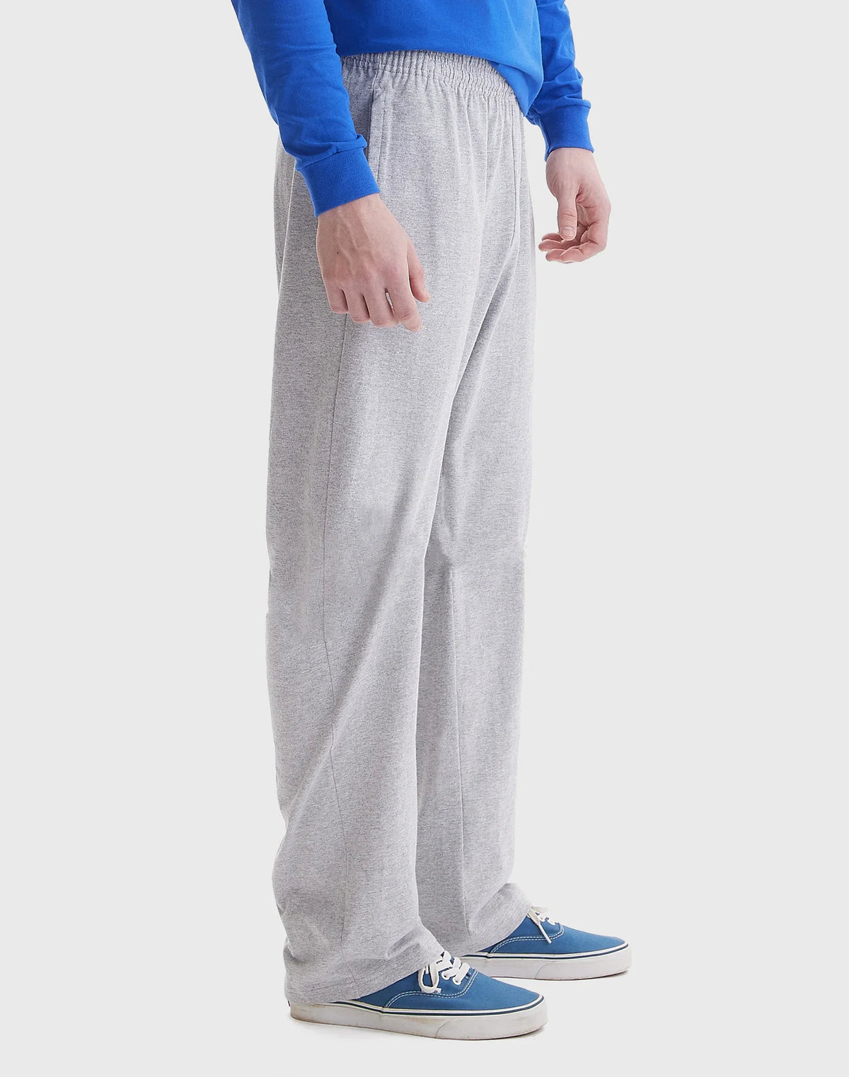 Hanes Essentials Men's Cotton Jersey Pants, 32"