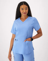 Hanes Comfort Fit Scrubs Women’s V-Neck Scrub Top