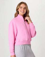 Hanes EcoSmart Women’s Fleece Quarter-Zip Pullover