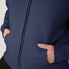Hanes EcoSmart Women's Full-Zip Fleece Hoodie