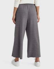 Hanes Originals Women's French Terry Wide Leg Cropped Pants