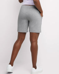 Hanes Women's Jersey Pocket Shorts, 7"