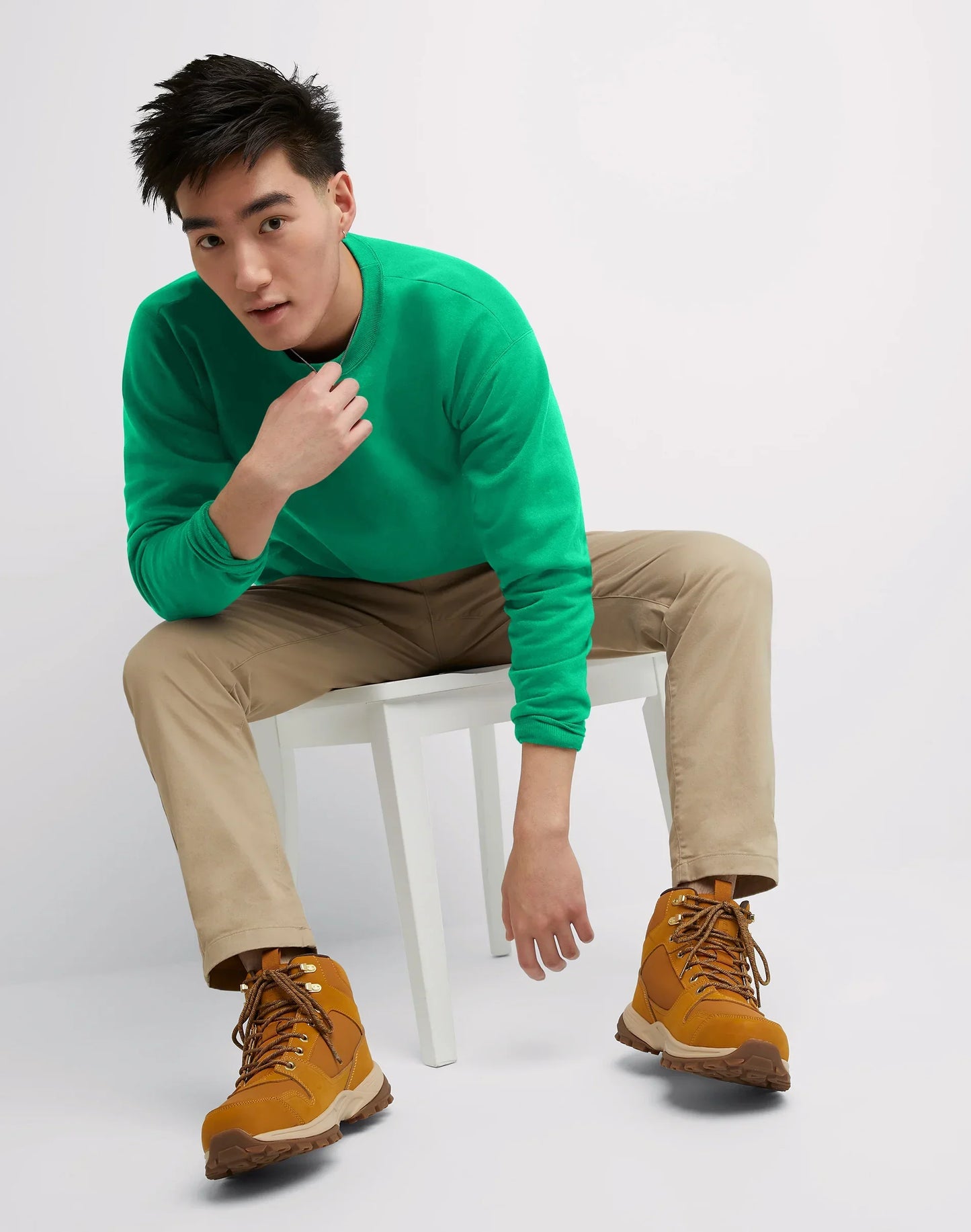 Hanes EcoSmart Unisex Fleece Sweatshirt (Big &amp; Tall Sizes Available)