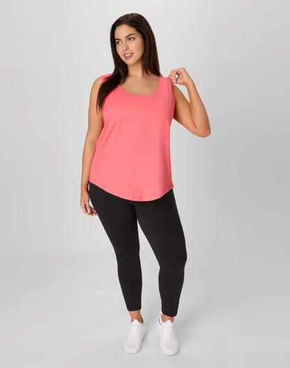 Hanes Just My Size Women&rsquo;s Cotton Jersey Tank, Shirttail Hem (Plus Size)
