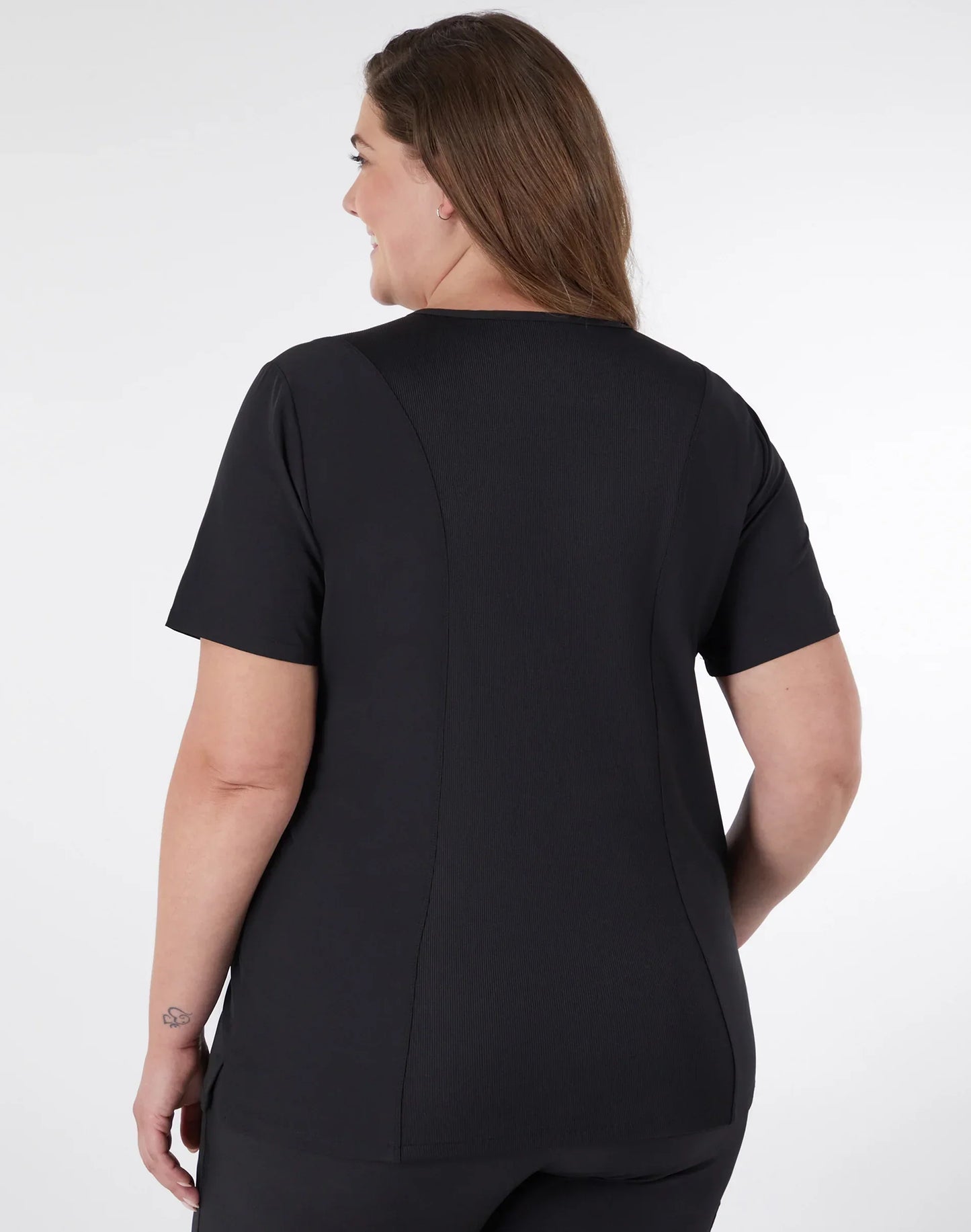 Hanes Comfort Fit Scrubs Women's Rib Back Scrub Top