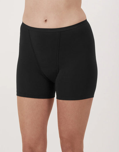 Hanes Comfort, Period. Women's Boxer Brief Period Underwear, Super Leaks, 2-Pack