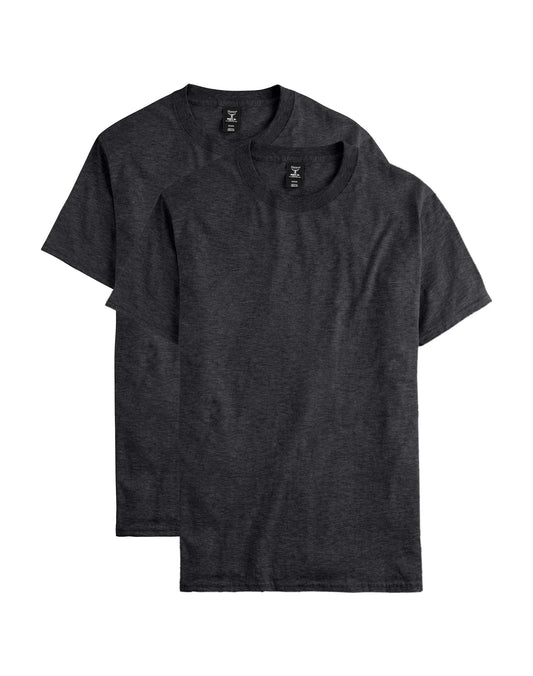 Hanes Beefy-T Men's Heavyweight Cotton T-Shirt, Value 2-Pack (Big &amp; Tall Sizes)