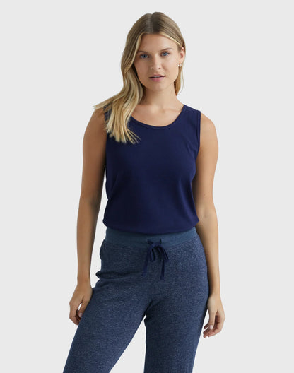 Hanes Women's Mini-Ribbed Cotton Tank