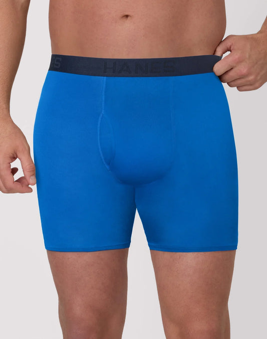 Hanes Men's Underwear Boxer Briefs, 3-Pack, Big Man Ultimate Sport (Big &amp; Tall)