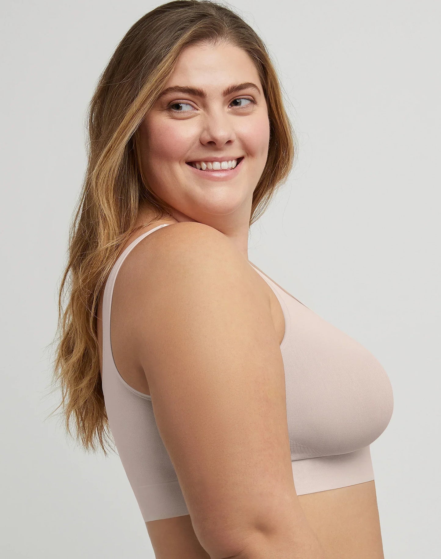 Hanes Just My Size Pure Comfort Front-Close Seamless Bra