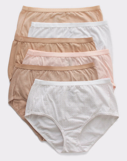 Hanes Ultimate Women's Breathable Brief Underwear, 6-Pack