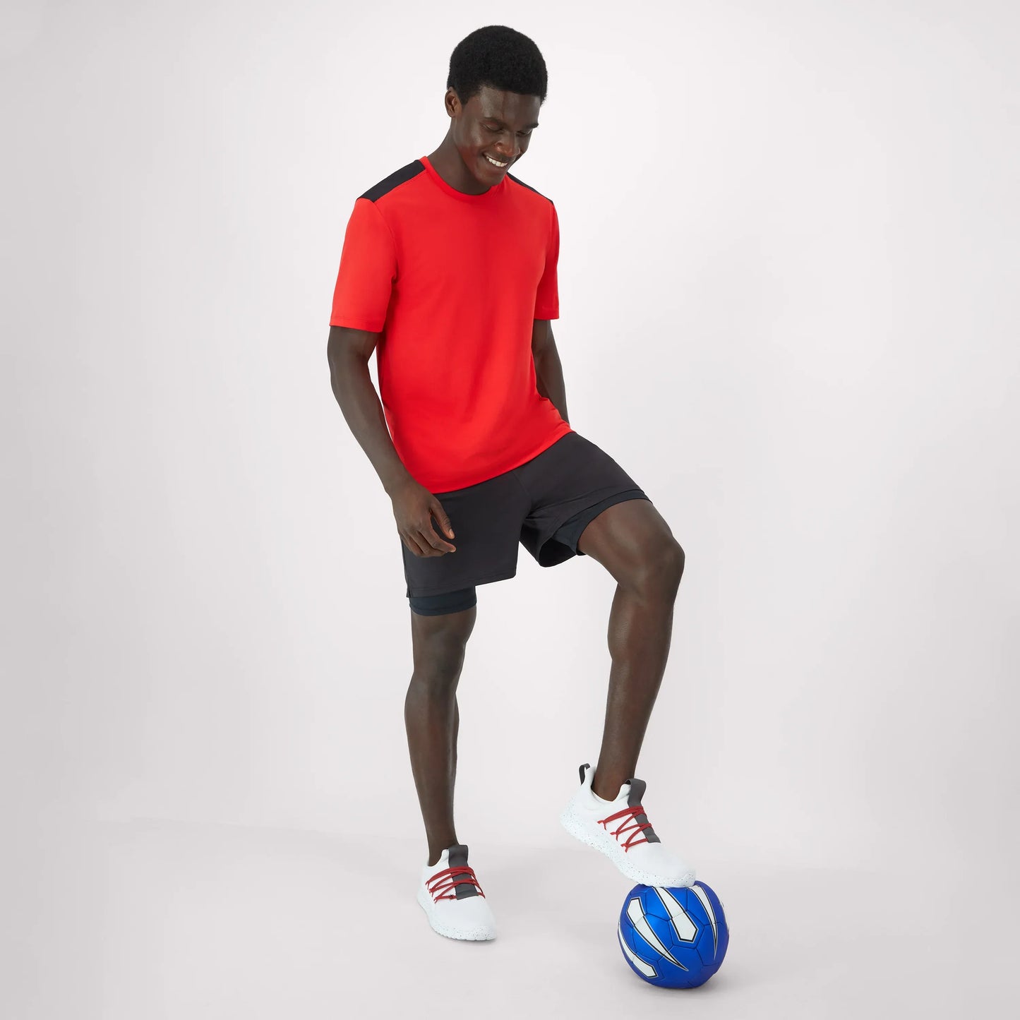 Hanes Moves Men's 2-in-1 Gym Shorts, 5" Inseam