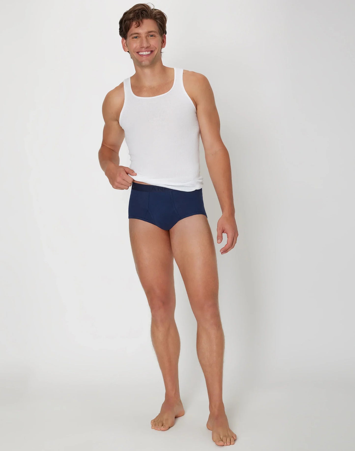 Hanes Men's Underwear Briefs Pack, 7-Pack, Sexy Men's Underwear, Moisture Wicking, White